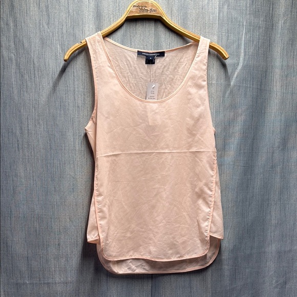 🏁 French Connection Pink Sleeveless Tank Top size small NWT - Picture 1 of 5